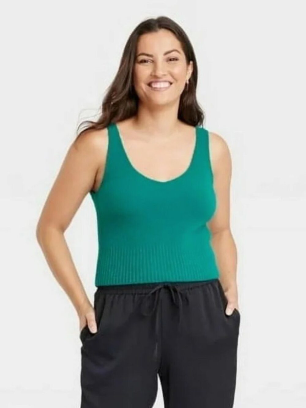 A New Day Fuzzy Sweater Tank